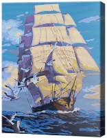 Tablou pe numere Art Gallery Econom Corabie în mare EX8250 imaginea #1 — magazin online Desire.md