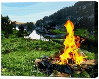 Tablou pe numere Art Gallery Econom Focul în pădure GX31414 imaginea #1 — magazin online Desire.md