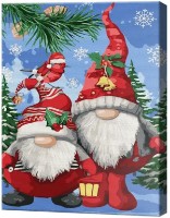 Tablou pe numere Art Gallery Econom Gnomi de Crăciun EX7950 imaginea #1 — magazin online Desire.md