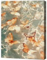 Tablou pe numere Art Gallery Econom Fluturi ocru EX8725 imaginea #1 — magazin online Desire.md