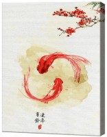 Картина по номерам Art Gallery Econom Рыбки инь-ян EX8290 фото №1 — интернет-магазин Desire.md