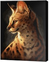 Картина по номерам Art Gallery Econom Сервал GX28845 фото №1 — интернет-магазин Desire.md