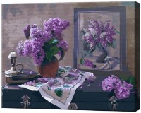 Tablou pe numere Art Gallery Econom Liliac și tablou GX40383 imaginea #1 — magazin online Desire.md