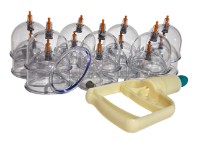 Вакуумные банки для массажа Kangzhu В2 plastic 15pcs фото №1 — интернет-магазин Desire.md