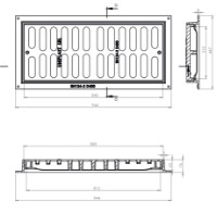 Решетка канализационная TR 16034T фото №3 — интернет-магазин Desire.md