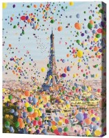 Картина по номерам Art Gallery Econom Шарики в Париже GX42715 фото №1 — интернет-магазин Desire.md