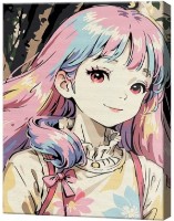 Картина по номерам Art Gallery Econom Японка EX8409 фото №1 — интернет-магазин Desire.md