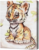 Tablou pe numere Art Gallery Premium Pui de tigru în acuarelă CX3518 imaginea #1 — magazin online Desire.md