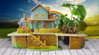 3D пазл-конструктор Zilipoo Rainbow Mini House (M-009) фото №2 — интернет-магазин Desire.md