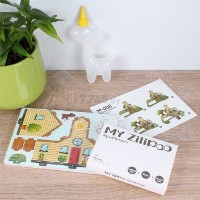 3D пазл-конструктор Zilipoo Friendly courtyard (M-008) фото №3 — интернет-магазин Desire.md