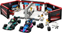 Set de construcție Lego City: F1 Garage & Mercedes-AMG & Alpine Cars (60444)