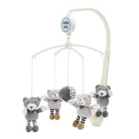 Carusel pentru pătuc Baby Mix Teddy Bears (53096)