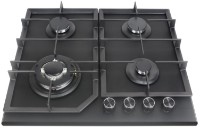 Plită incorporabilă cu gaz Tornado H77-6004SR Matt Glass Black