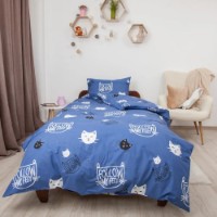 Подростковое постельное белье Relaxe Home Soft Dreams Kitten Blue 145x210 (020203) фото №6 — интернет-магазин Desire.md