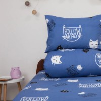 Подростковое постельное белье Relaxe Home Soft Dreams Kitten Blue 145x210 (020203) фото №3 — интернет-магазин Desire.md