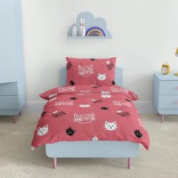 Подростковое постельное белье Relaxe Home Soft Dreams Kitten Red 145x210 (020209)