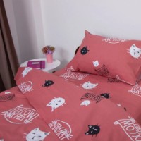 Подростковое постельное белье Relaxe Home Soft Dreams Kitten Red 145x210 (020209) фото №2 — интернет-магазин Desire.md