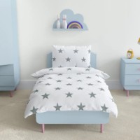 Подростковое постельное белье Relaxe Home Soft Dreams Stars Grey 145x210 (020208)