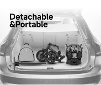 Bicicletă copii Qplay Comfo Max Black imaginea #5 — magazin online Desire.md