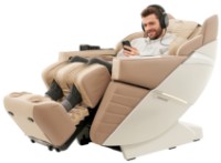 Массажное кресло Casada AlphaSonic III White/Khaki фото №8 — интернет-магазин Desire.md