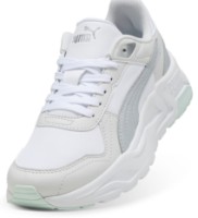 Adidași pentru dame Puma Trinity 2 Lite Aqua Metallics Puma White/Silver/Peaceful Blue, s.41 imaginea #4 — magazin online Desire.md