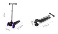 Trotinetă Qplay Future Eco Purple imaginea #4 — magazin online Desire.md