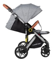 Carucior Summer Baby Sempre (4395) Grey imaginea #6 — magazin online Desire.md
