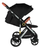 Carucior Summer Baby Sempre (4396) Black imaginea #6 — magazin online Desire.md