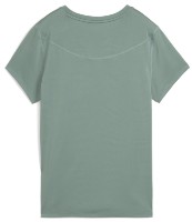 Tricou de dame Puma W Run Graphic Mesh Tee Green Moon, s.XS imaginea #2 — magazin online Desire.md