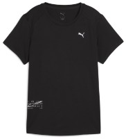 Женская футболка Puma W Run Graphic Mesh Tee Puma Black/Q1, s.L фото №1 — интернет-магазин Desire.md
