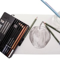 Creioane colorate Mont Marte Sketch & Draw 17pcs (MMGS0033) imaginea #4 — magazin online Desire.md