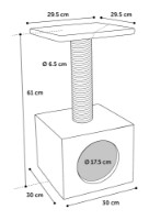 Ansamblu pentru pisici Flamingo Cary (561037) imaginea #2 — magazin online Desire.md