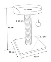 Когтеточка для кошек Flamingo Clark (561036) фото №2 — интернет-магазин Desire.md