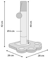 Ansamblu pentru pisici Flamingo Cya 2 (560821) imaginea #2 — magazin online Desire.md
