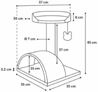 Ansamblu pentru pisici Flamingo Gene (561054) imaginea #2 — magazin online Desire.md