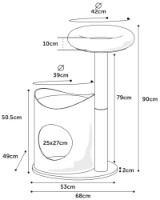 Ansamblu pentru pisici Flamingo George (561047) imaginea #3 — magazin online Desire.md