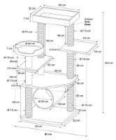 Ansamblu pentru pisici Flamingo Granda (561081) imaginea #2 — magazin online Desire.md