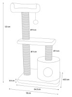 Ansamblu pentru pisici Flamingo Hathi (561386) imaginea #3 — magazin online Desire.md