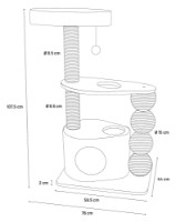 Ansamblu pentru pisici Flamingo Horacio (561379) imaginea #2 — magazin online Desire.md