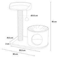 Ansamblu pentru pisici Flamingo Kara (561389) imaginea #2 — magazin online Desire.md