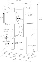 Ansamblu pentru pisici Flamingo Kresko (561080) imaginea #2 — magazin online Desire.md