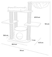 Ansamblu pentru pisici Flamingo Roselle Starla (561390) imaginea #2 — magazin online Desire.md