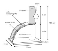 Ansamblu pentru pisici Flamingo Sno 2 (560798) imaginea #4 — magazin online Desire.md