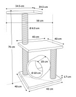 Когтеточка для кошек Flamingo Steve (561040) фото №2 — интернет-магазин Desire.md
