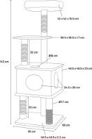 Ansamblu pentru pisici Flamingo Teor Grey (561553) imaginea #4 — magazin online Desire.md