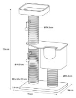 Ansamblu pentru pisici Flamingo Viola (561306) imaginea #2 — magazin online Desire.md