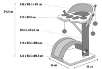 Ansamblu pentru pisici Flamingo Viva 3 (5334535) imaginea #2 — magazin online Desire.md