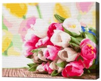 Картина по номерам Art Gallery Premium Букет тюльпанов GX9193 фото №1 — интернет-магазин Desire.md