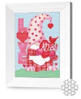 Pictura cu diamante după numere Art Gallery Premium Pitic îndrăgostit JS12411 imaginea #1 — magazin online Desire.md