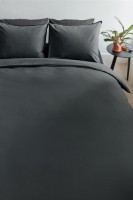 Постельное бельё Beddinghouse Care Organic Basic Anthracite 140x200/220cm (219556) фото №4 — интернет-магазин Desire.md